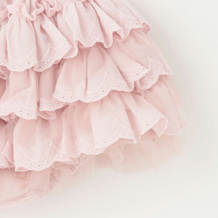 🇯🇵預訂 日本直送🇯🇵Petit Main三色蕾絲花邊層疊燈籠褲