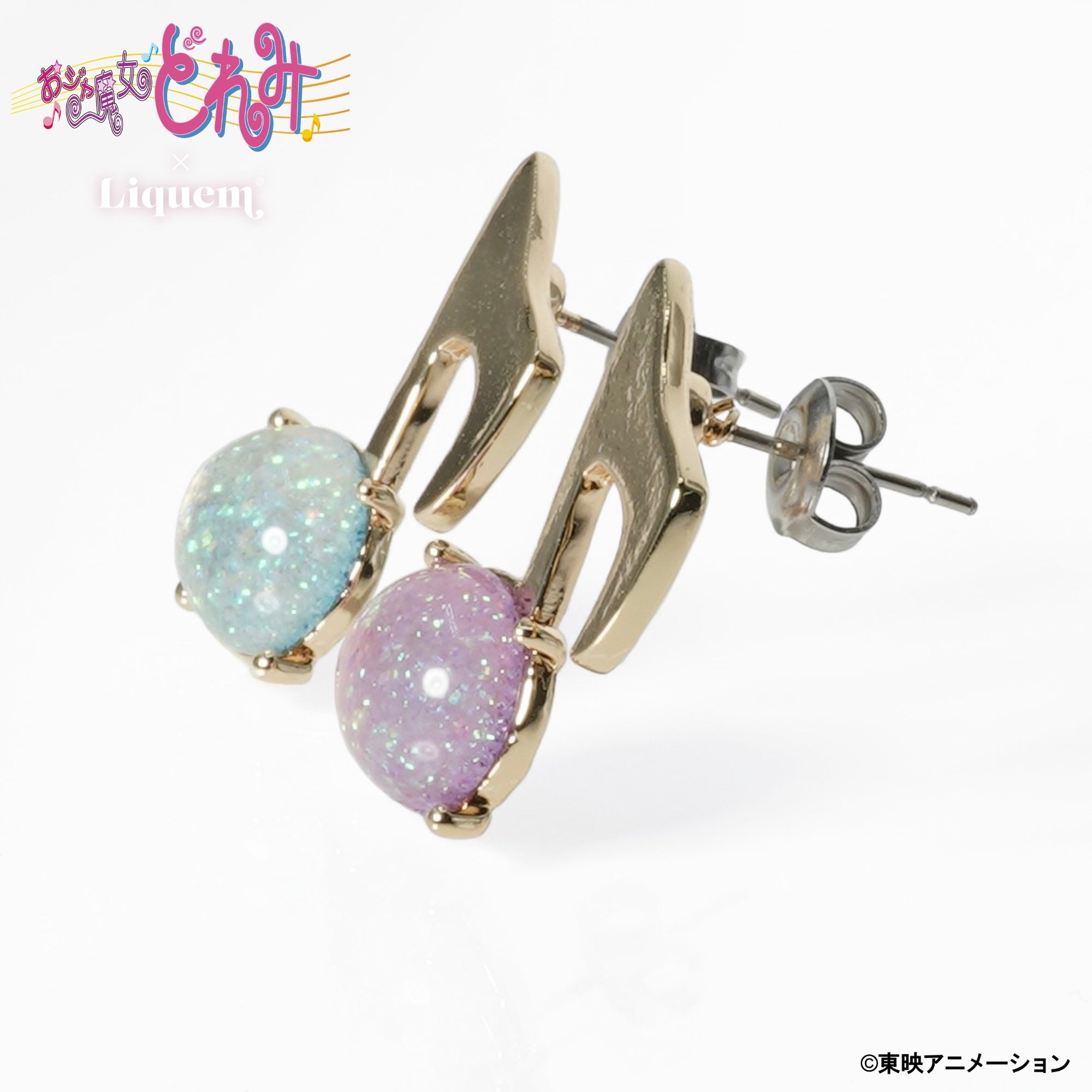 小魔女DoReMi 日本限定 Liquem 愛子&音符 耳飾(耳針/耳夾) #P-DOG0976 [Liquem] (PRE-ORDER) [2026/09]