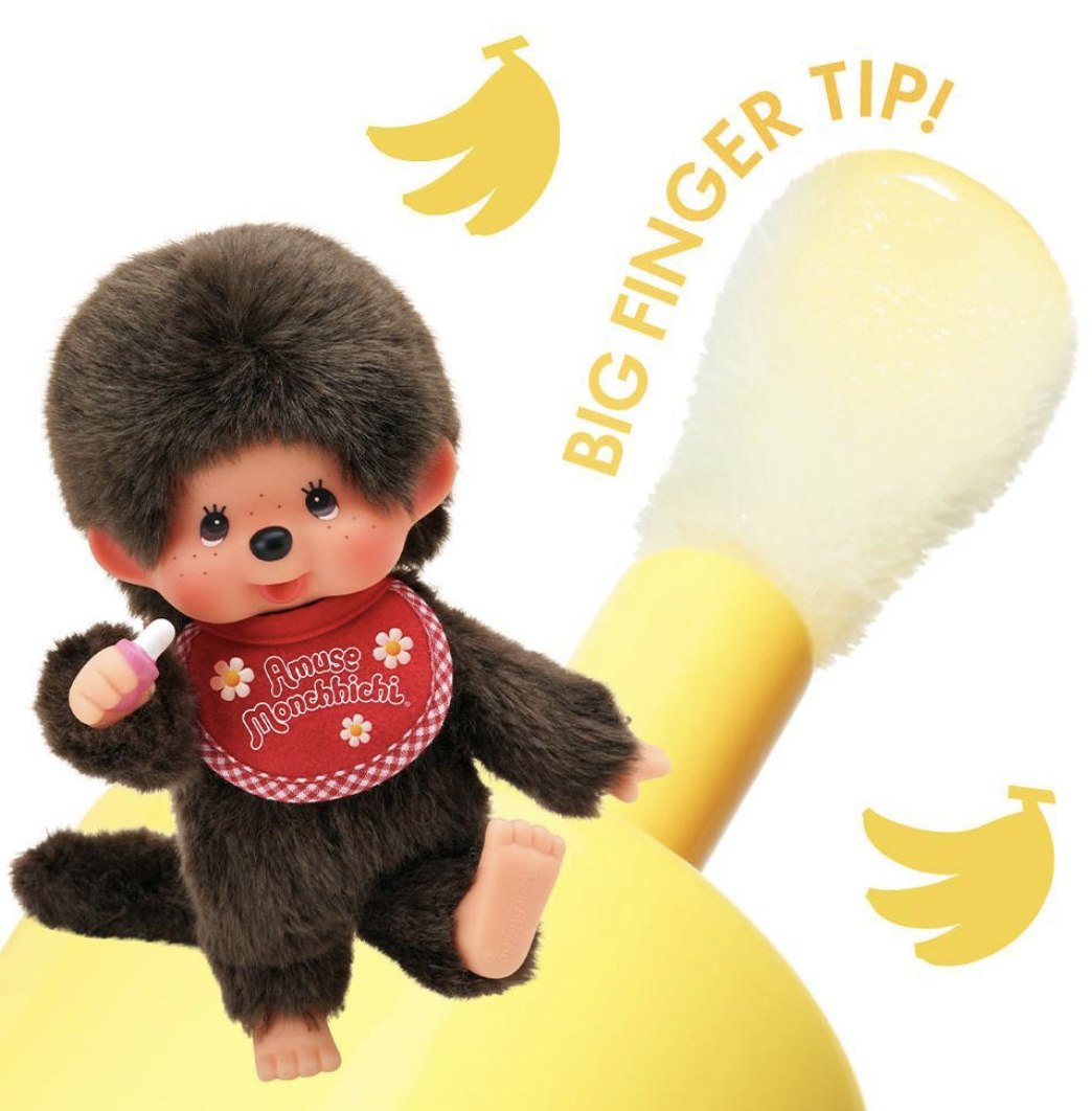 韓國 Amuse x Monchhichi 純素 PDRN 香蕉護唇油｜Vegan Banana Lip Oil