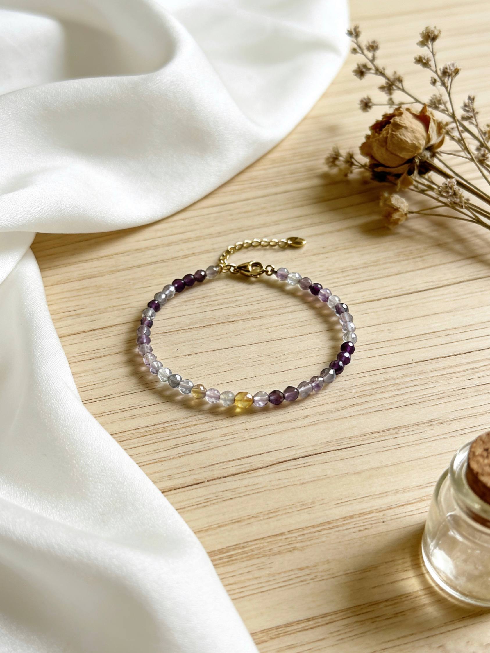 Fluorite Crystal Bracelet