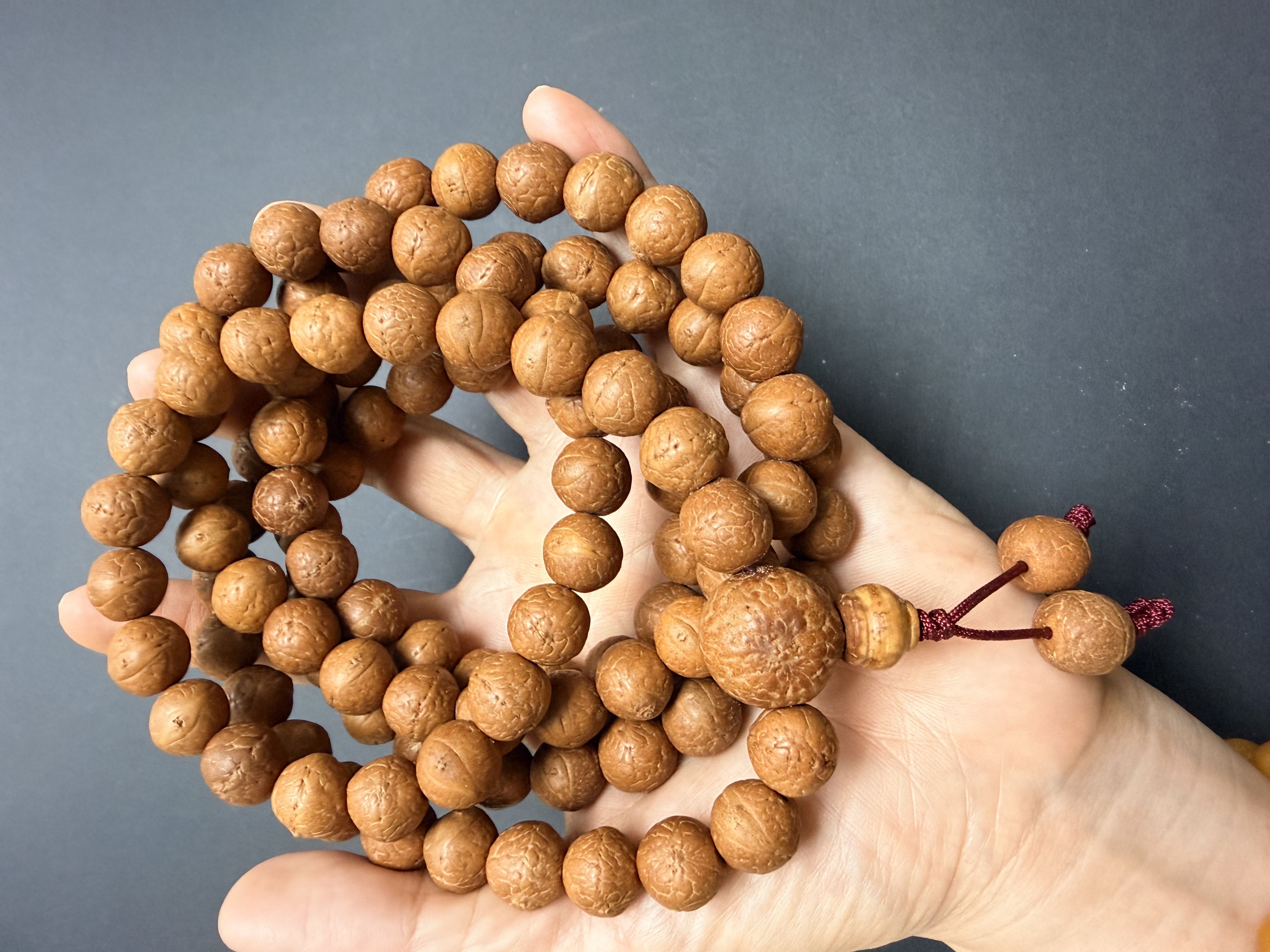 12mm 108粒尼泊爾鳳眼菩提念珠（大粒）