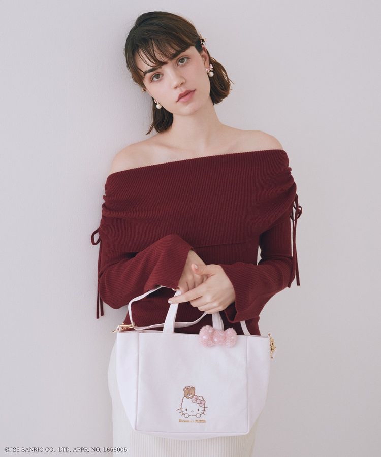 🎀【預訂】 Maison de FLEUR × HELLO KITTY 2way Tote Bag R 