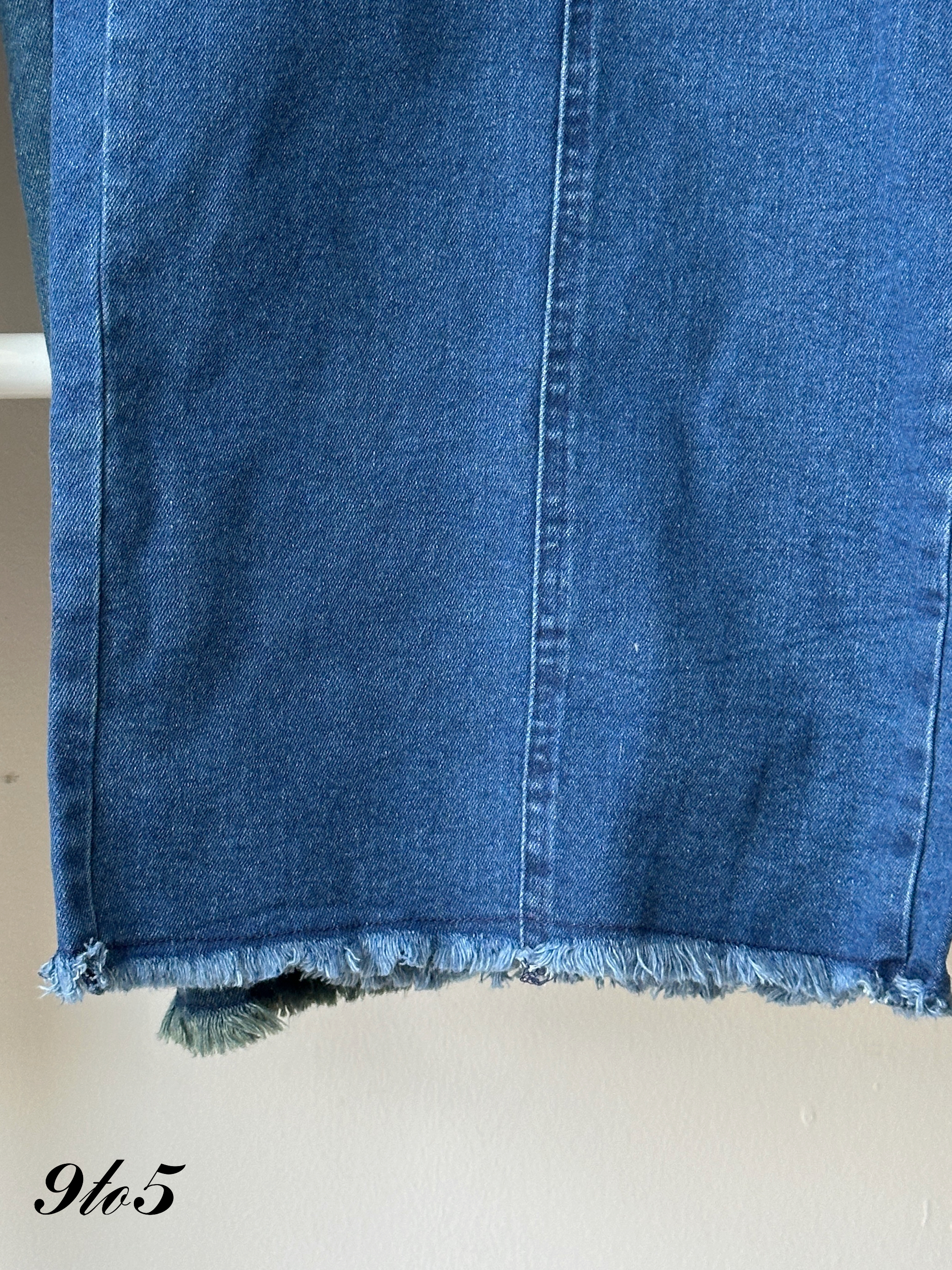 S1914 Long Denim Jeans - Blue & Vintage Blue