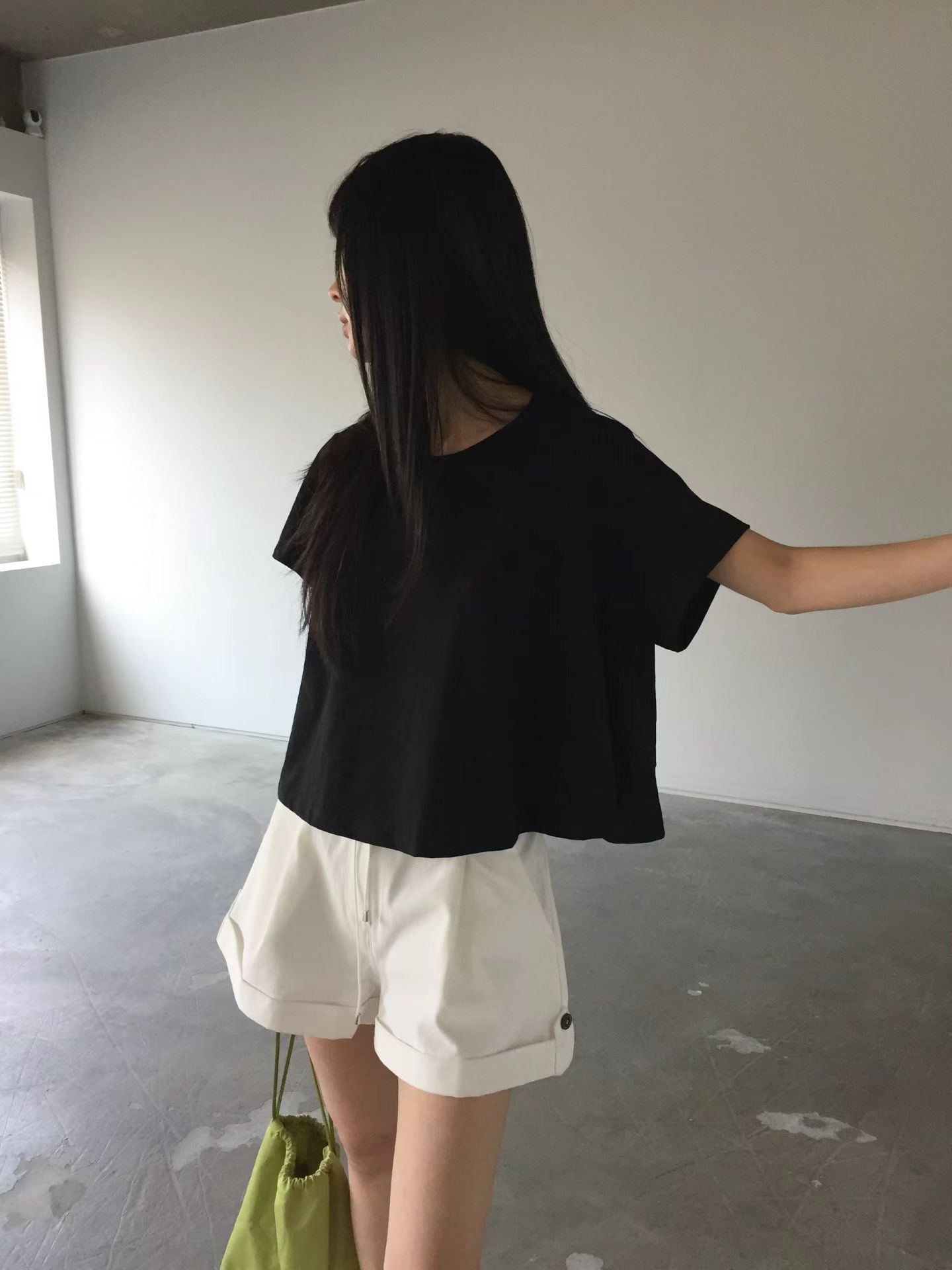 Basic crop tee #top134