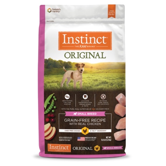 Instinct 本能  經典系列 無穀物 小型犬 雞肉 狗糧 11lbs