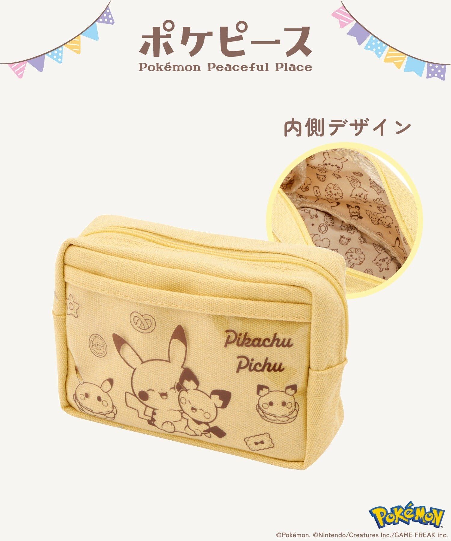 【日本直送】3 COINS Pokemon 化妝收納袋 - 1件 - 現貨