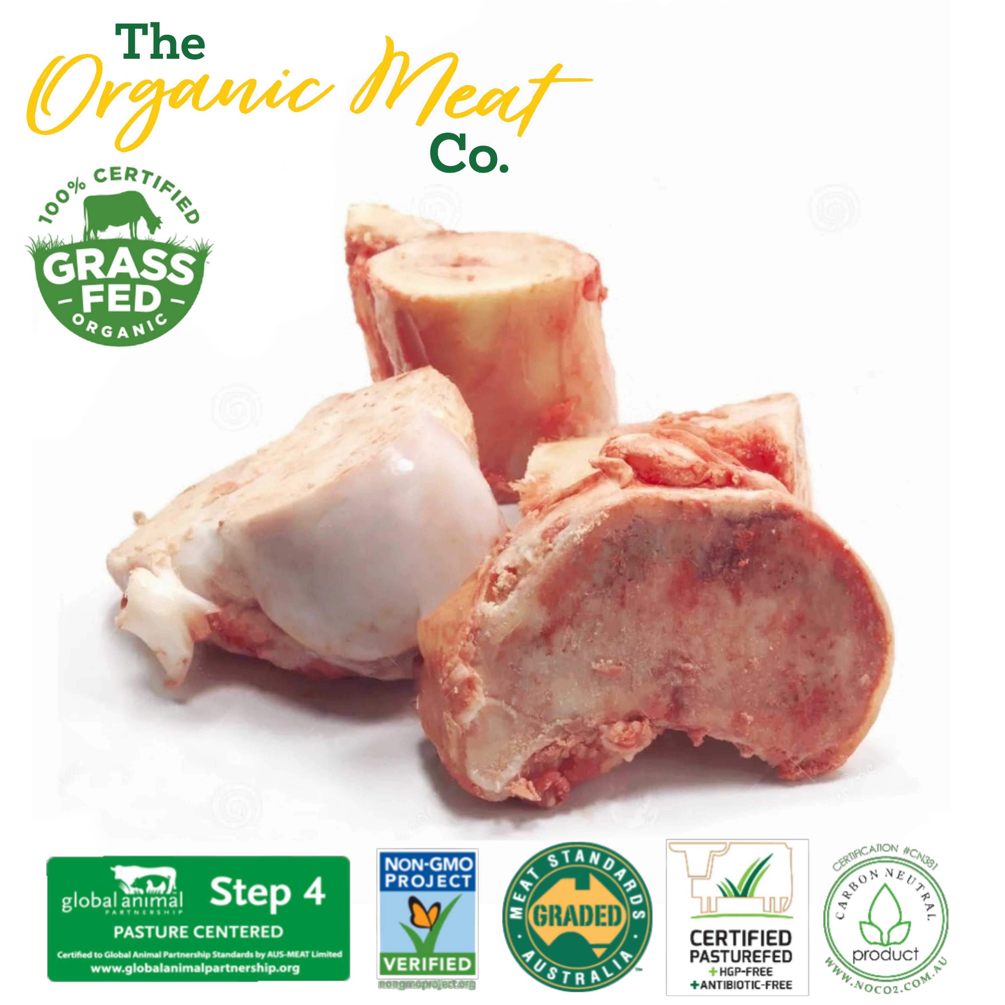 ❄️ 澳洲 有機全草飼牛筒骨切件 Australia 100% Organic Grass-fed Beef Bones 