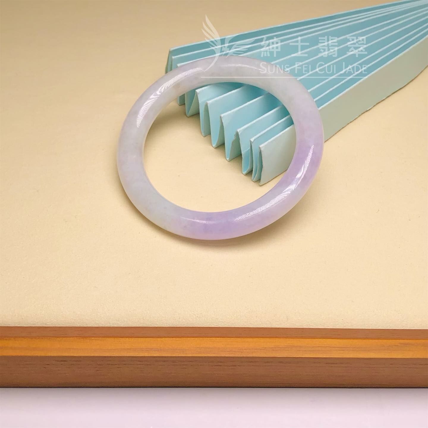 冰藍紫圓鐲54.7mm