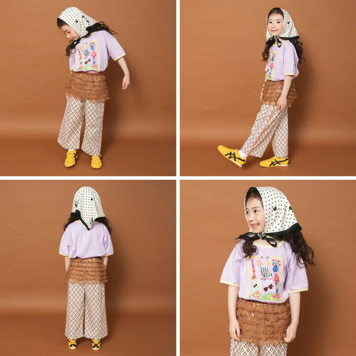 🇯🇵預訂 日本直送🇯🇵Branshes x Rii系列三色水彩圖案印花波浪紋寬鬆短袖T恤