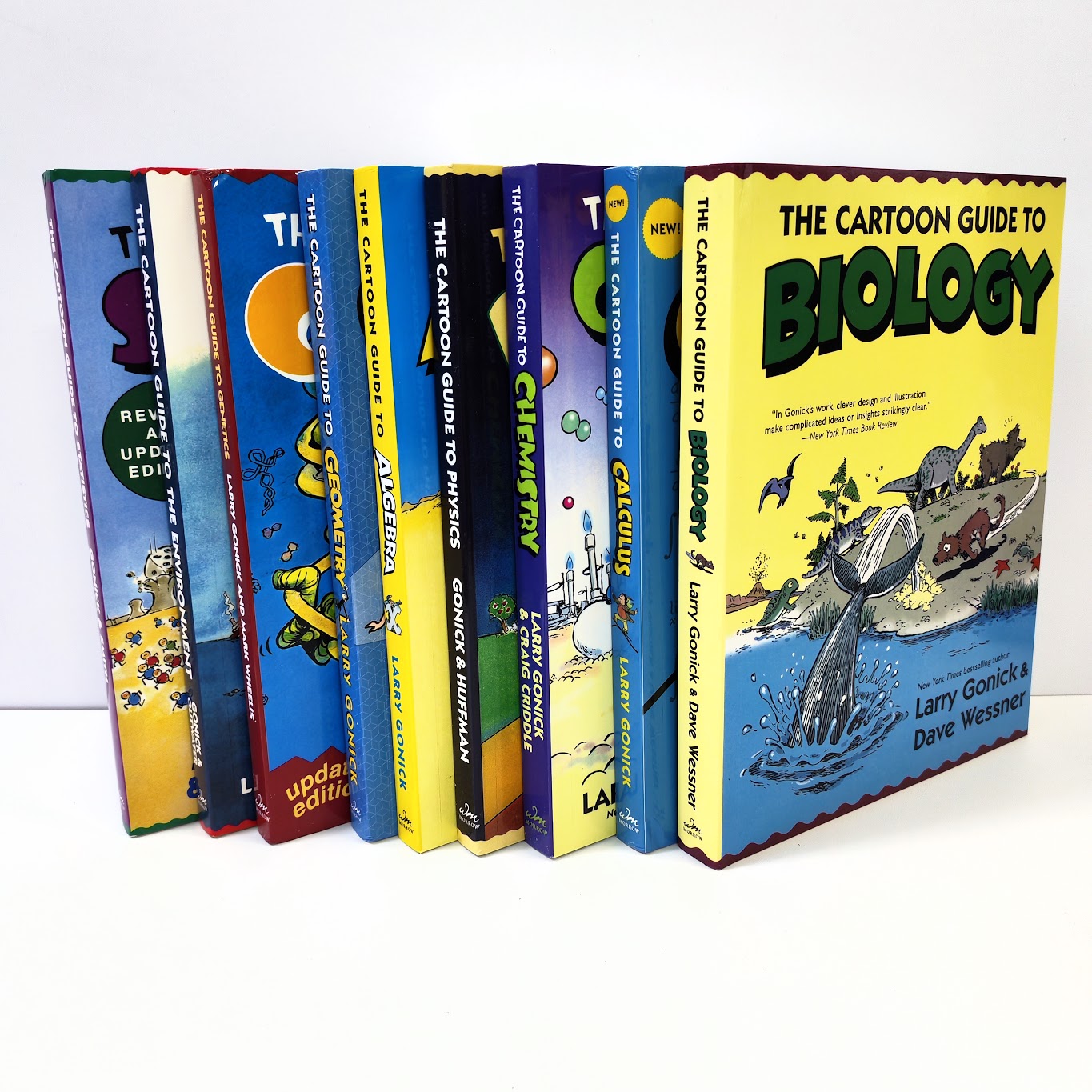The Cartoon Guide Series 9 books   | Paperback | 爆笑科學漫畫系列 |英文原版英語科普讀物9冊  | B136  