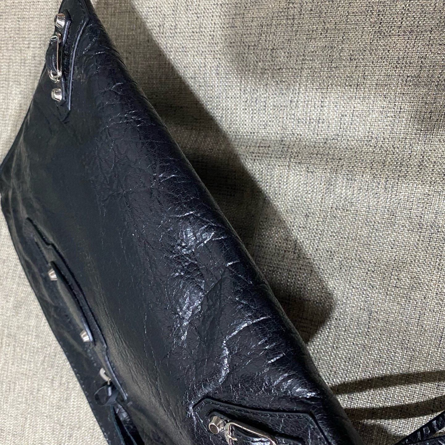 【預訂貨品】巴黎世家油蠟皮手拎包 