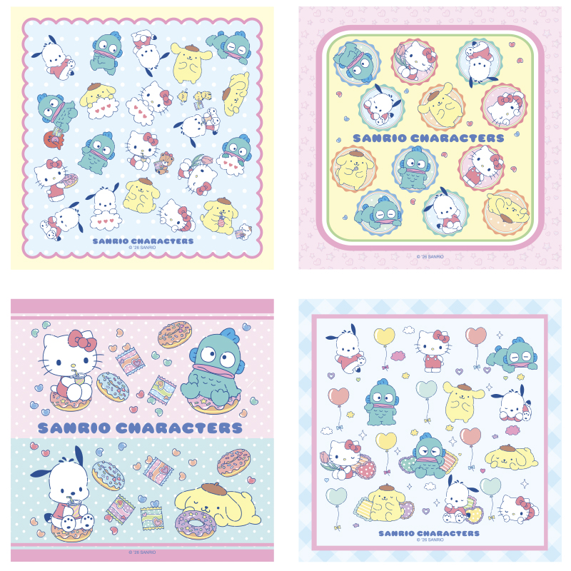 Mix Characters Origami Paper 手工紙 (4 Designs x 10pcs)
