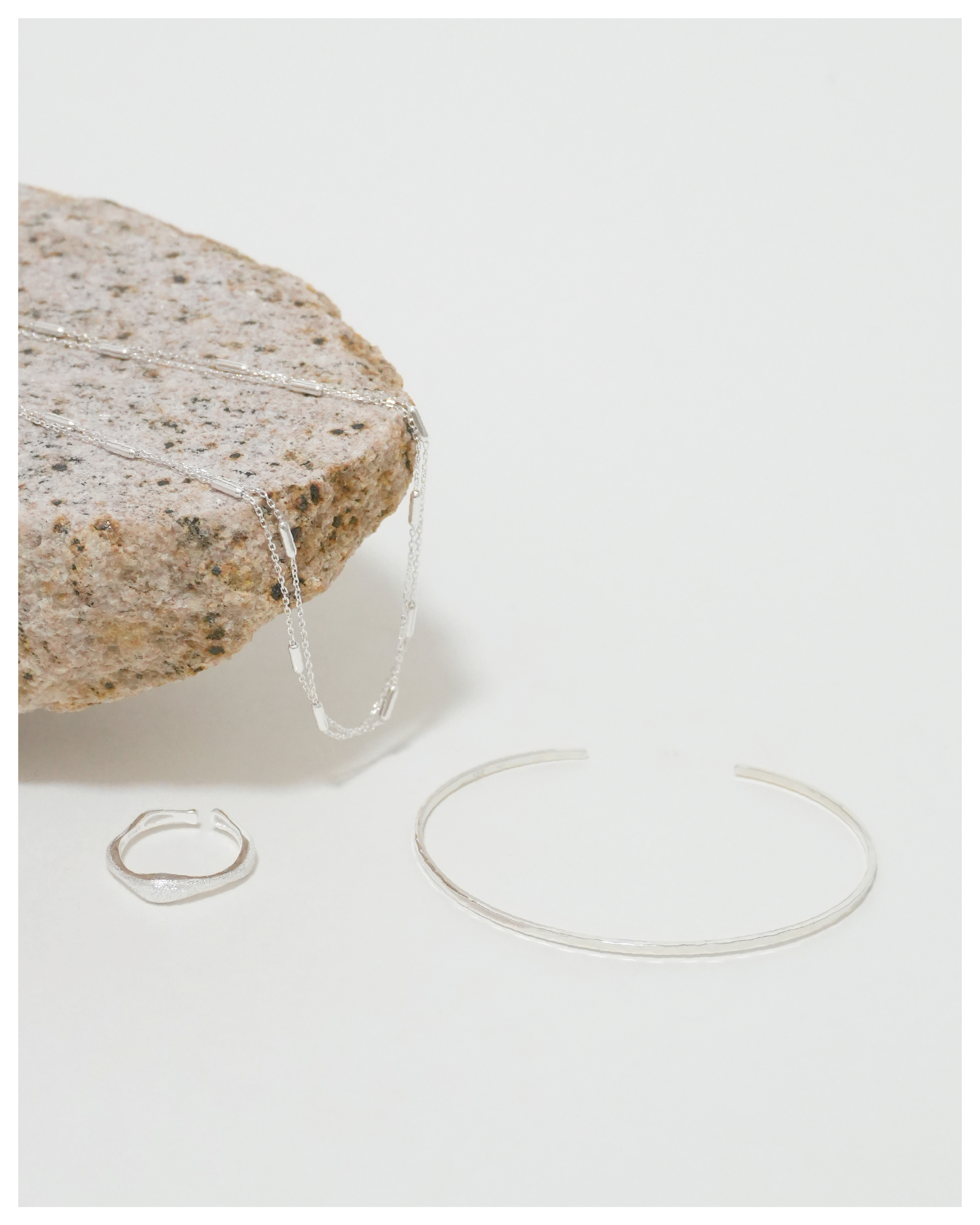 Ultra Fine Wavy Cuff Bracelet