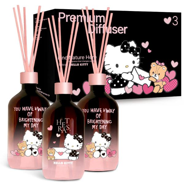 Hello Kitty x Hetras限定套裝Premium Diffuser 1盒3支(1支/500ML)