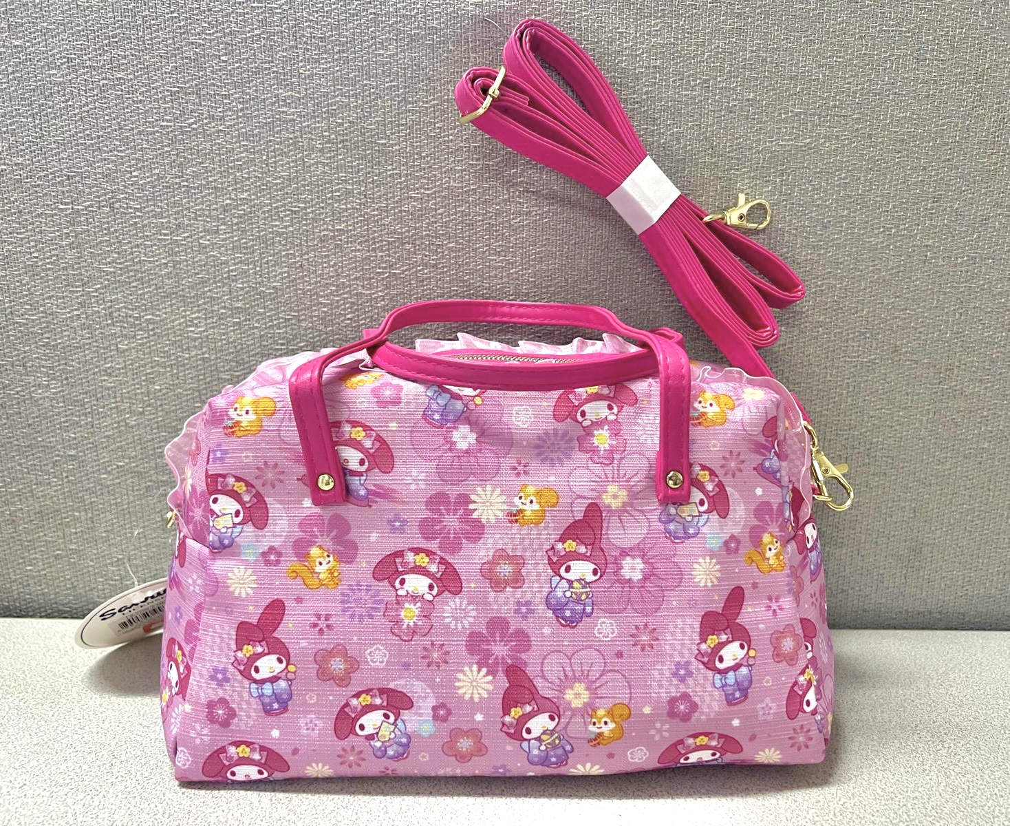 🧧Sanrio Melody 和風造型手挽斜孭兩用袋