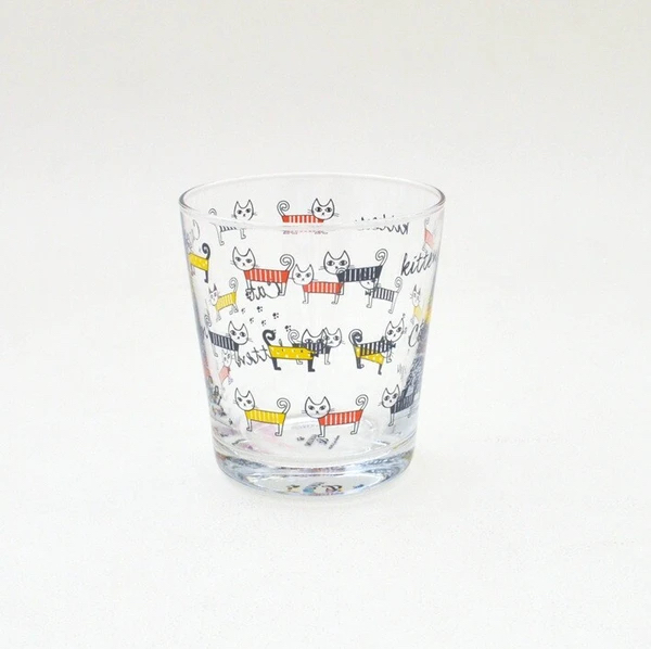 日本進口貓咪玻璃杯