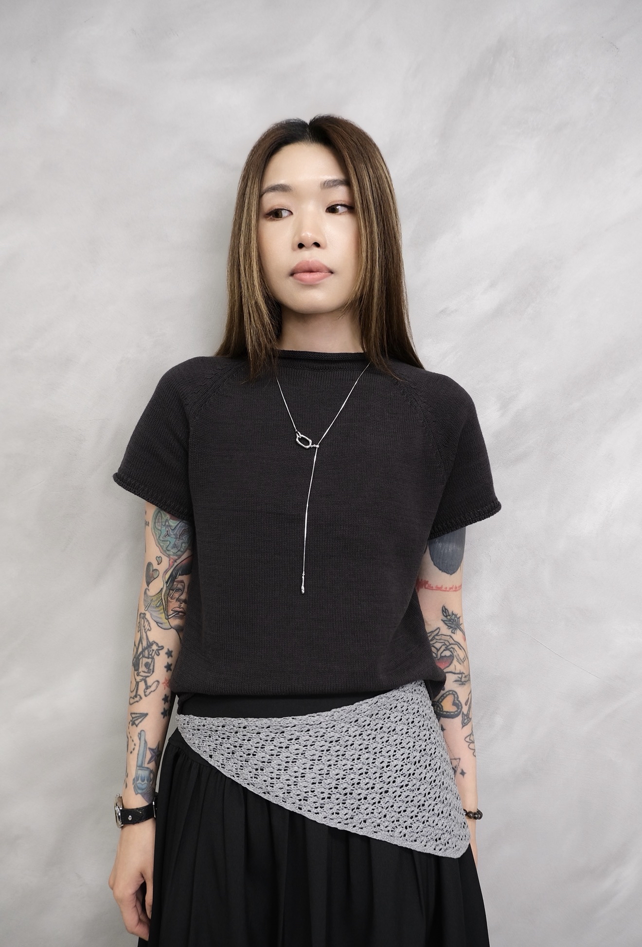 Fluid Loop Necklace⁠ #acc32
