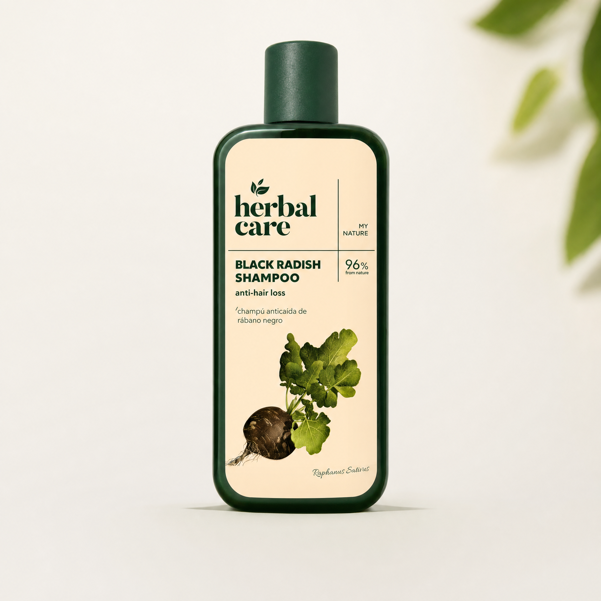 FARMONA - Herbal Care Black Radish Shampoo 天然黑蘿蔔洗髮水 330毫升 草本防脫髮及脆弱髮質護理
