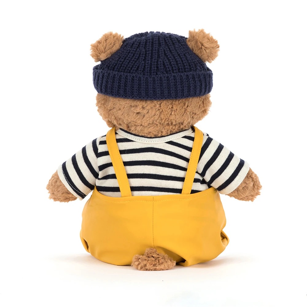 【出海啦！】Jellycat Bartholomew Bear Seafarer Outfit 水手服套裝熊仔 - 經典條紋衫+水手帽