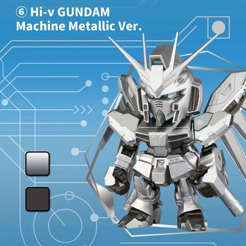(行版) Bandai QMSV mini 盲盒 Hi-Nu Gundam Hi-ν 高達 (原盒8個) 
