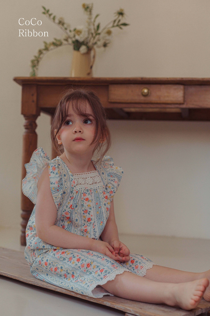  【預訂】 韓國直送 南大門童裝 碎花圖案上衣