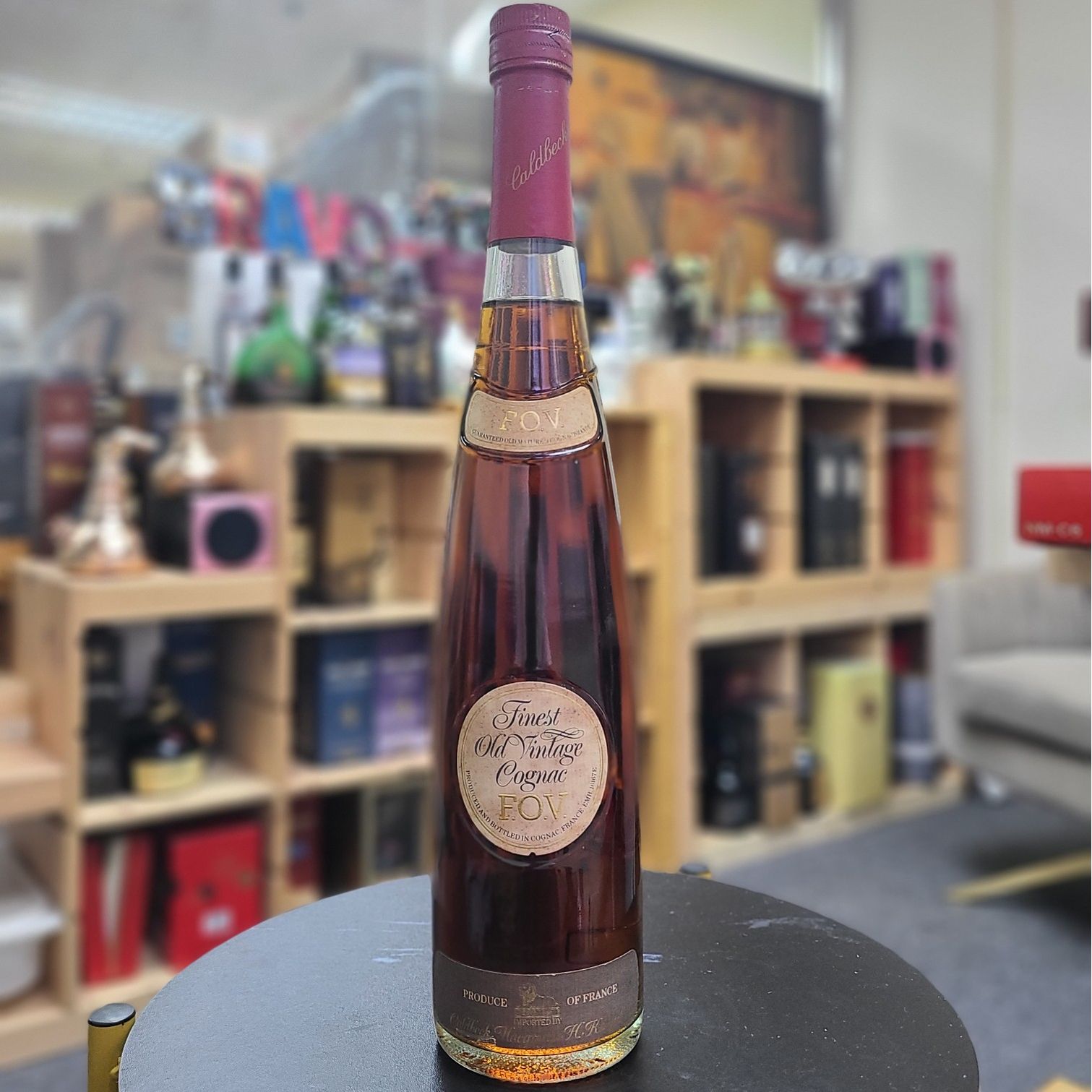 F.O.V finest old vintage cognac ブランデー F.O.V finest old vintage cognac ブランデー 古酒 未開封 FOV ファイ