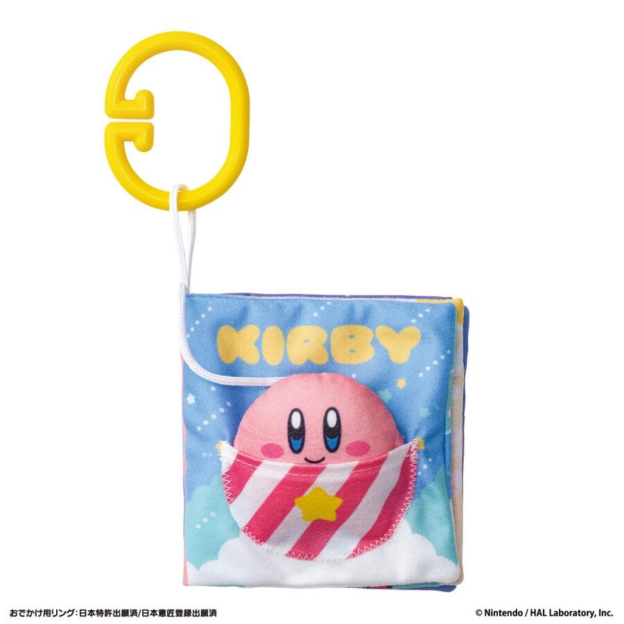 Kirby Baby 星之卡比嬰兒聲音布書 可掛款 嬰兒車適用