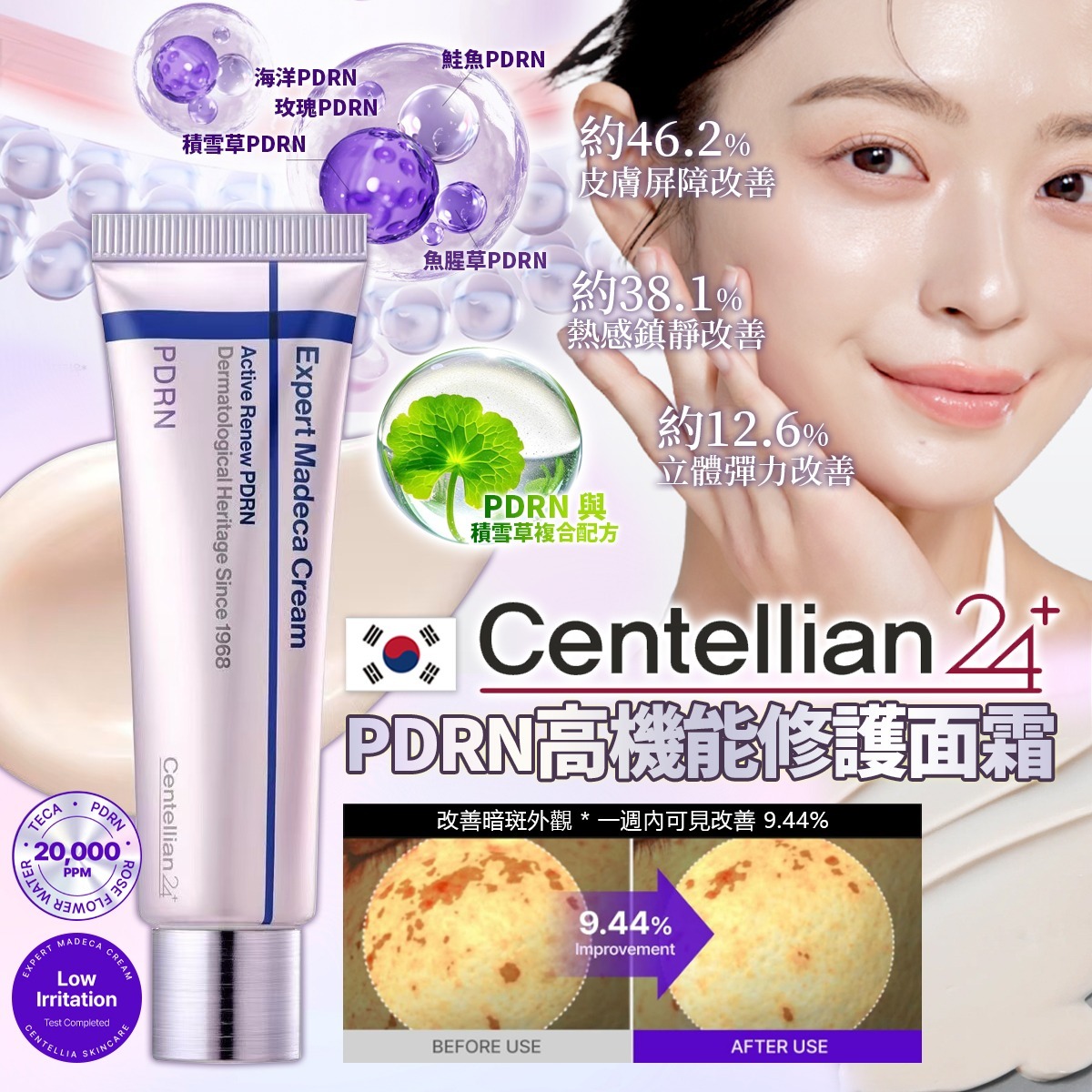 【預訂】韓國 Centellian24 PDRN 高機能修護面霜