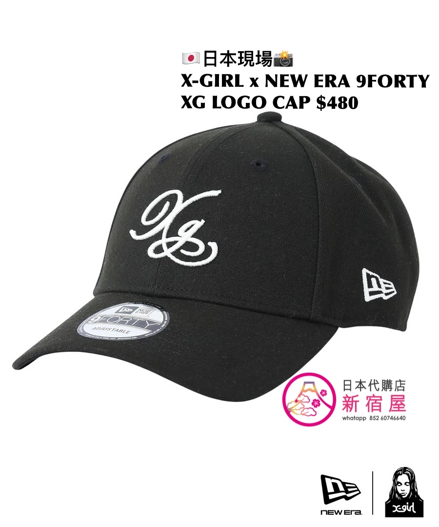 X-GIRL × NEW ERA 9FORTY XG LOGO CAP