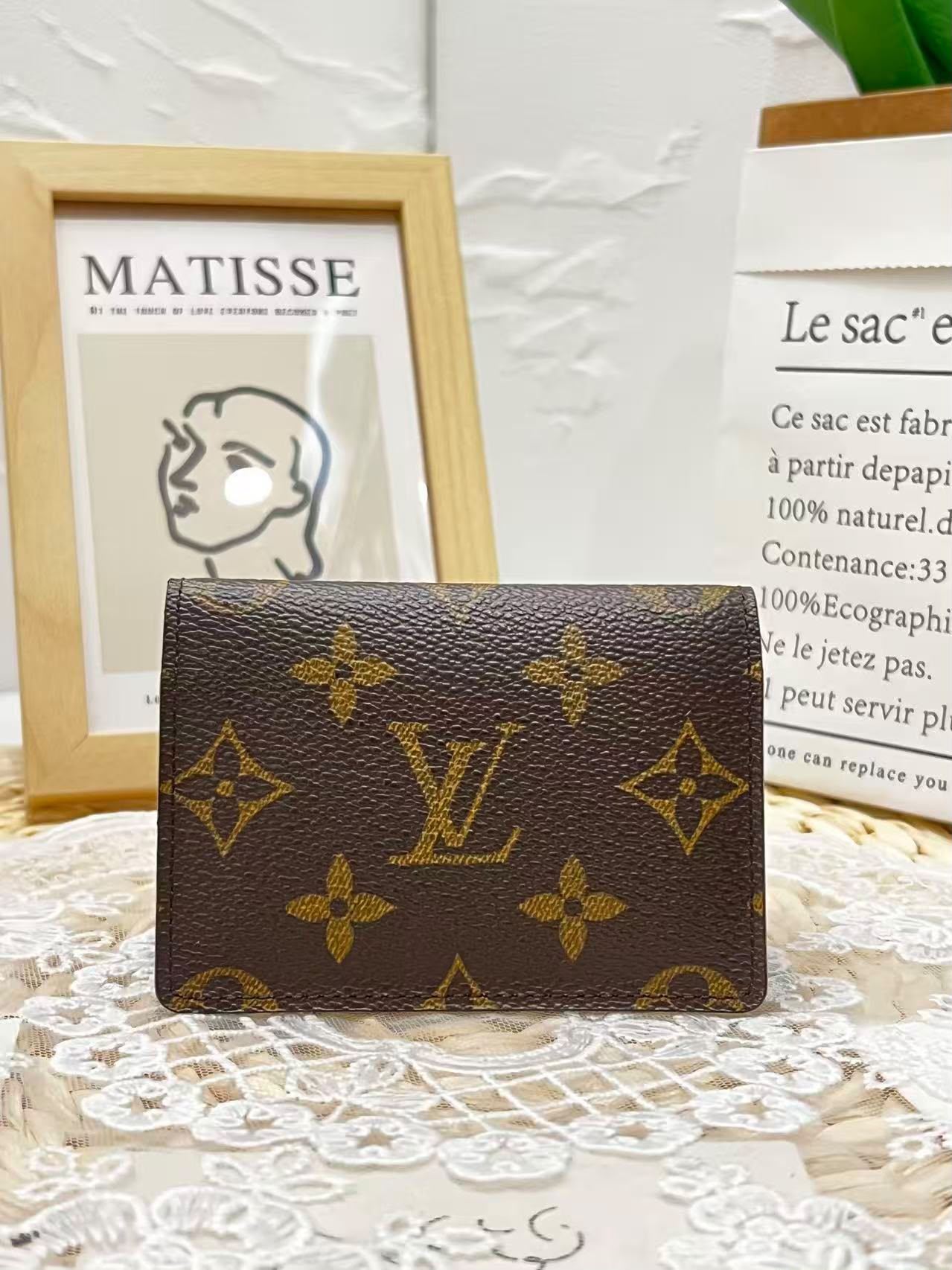 LV Monogram Canvas Card Holder