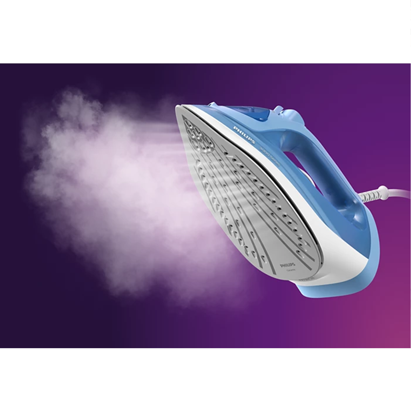 Philips Steam Iron (2200W) Ceramic Soleplate DST3020/26