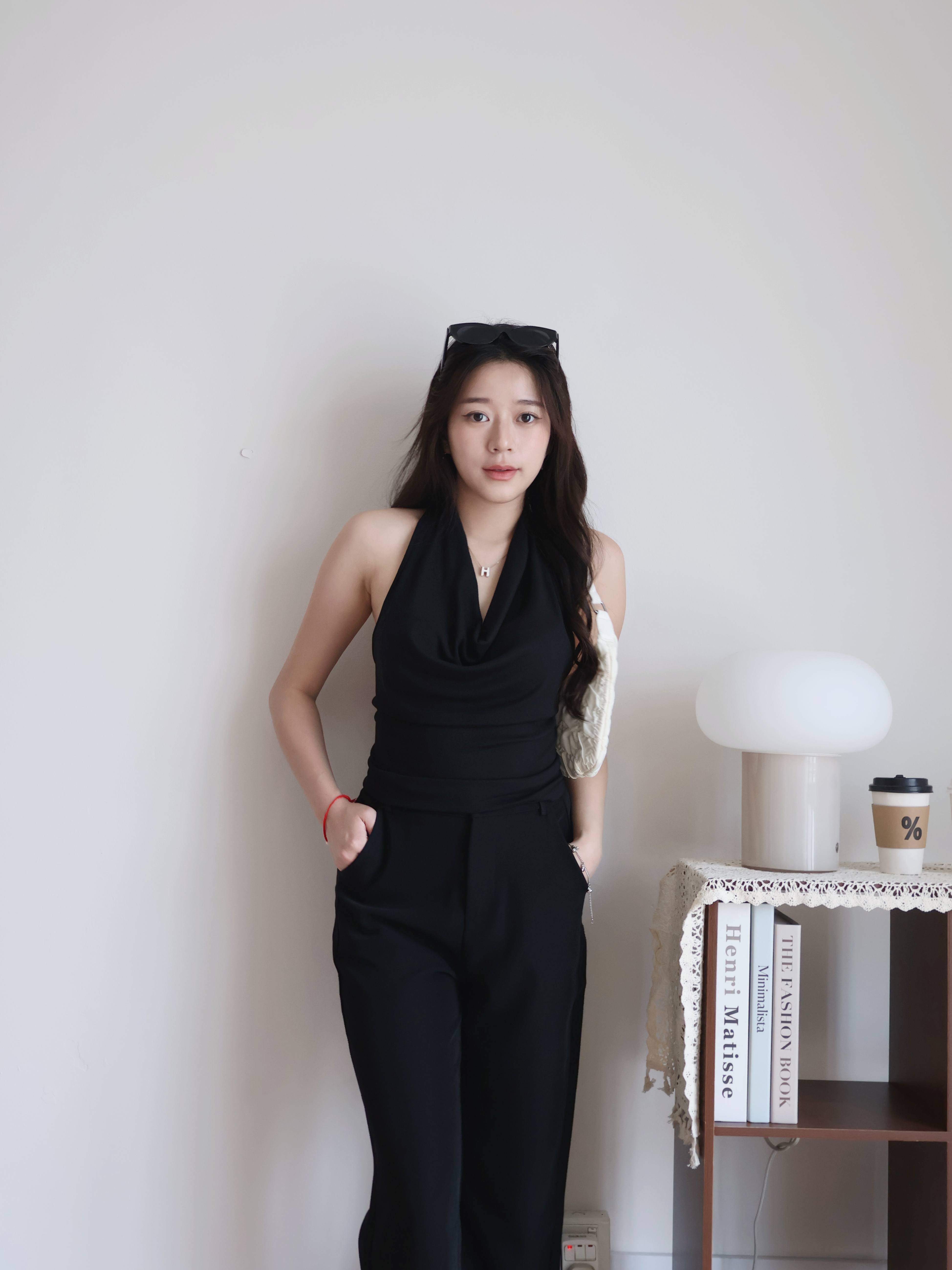 Joice Suit Pants | Black