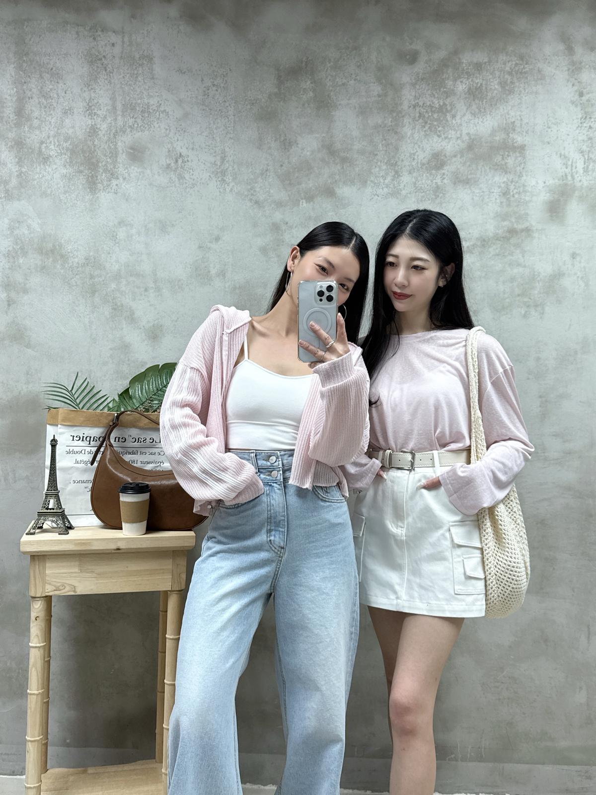 E01 運動風雙拉鏈網外套