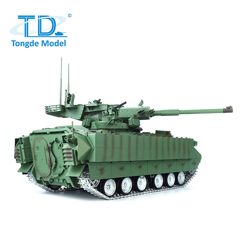 全新 通德 1:16 遙控 M 2128 布雷德利 105mm 火炮支援戰車 | 遙控坦克| 3.0版 | 金屬升級版本 | 紅外線對戰 | 伸縮炮管