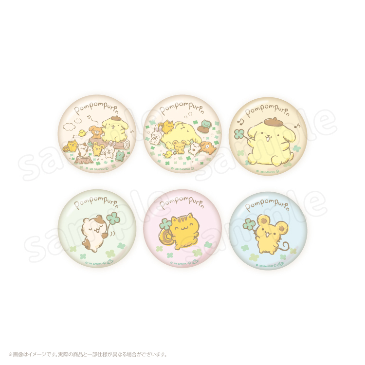 🎀【預訂】Pompompurin 溫馨野餐系列徽章盲盒