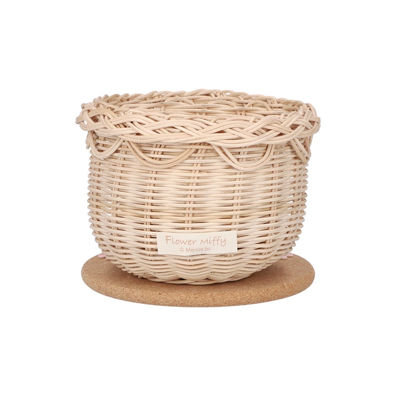 預購 miffy MF限定 滕籃型 花盤 