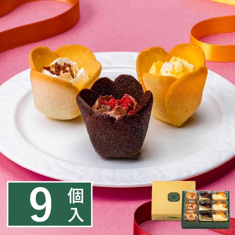 日本 Tulip rose 鬱金香玫瑰餅乾 黃油&芝士&朱古力9件（約2週限期，落單後25-26號購買）
