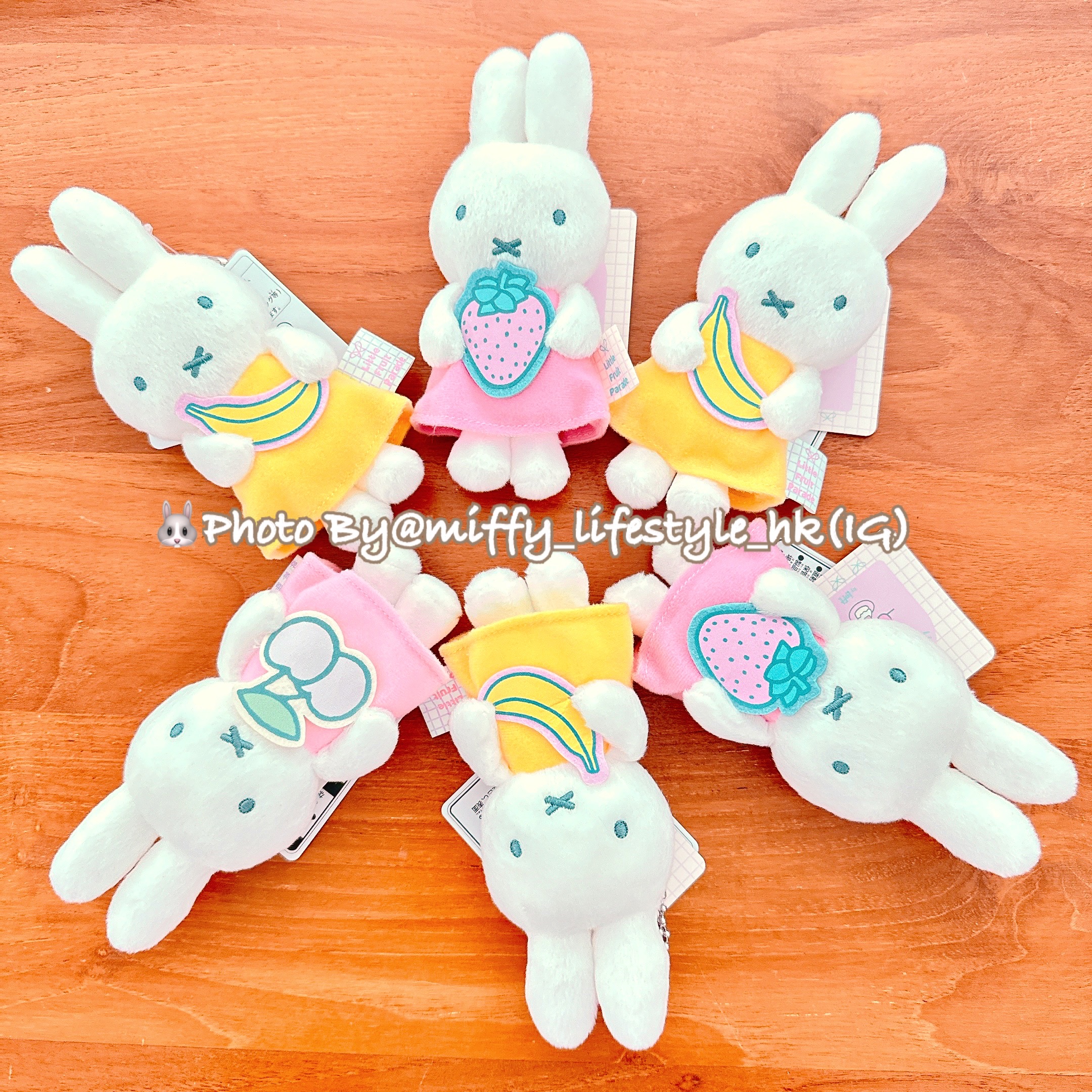 🐰現貨  - miffy 聯乘限定 Little Fruit Parade miffy Keychain