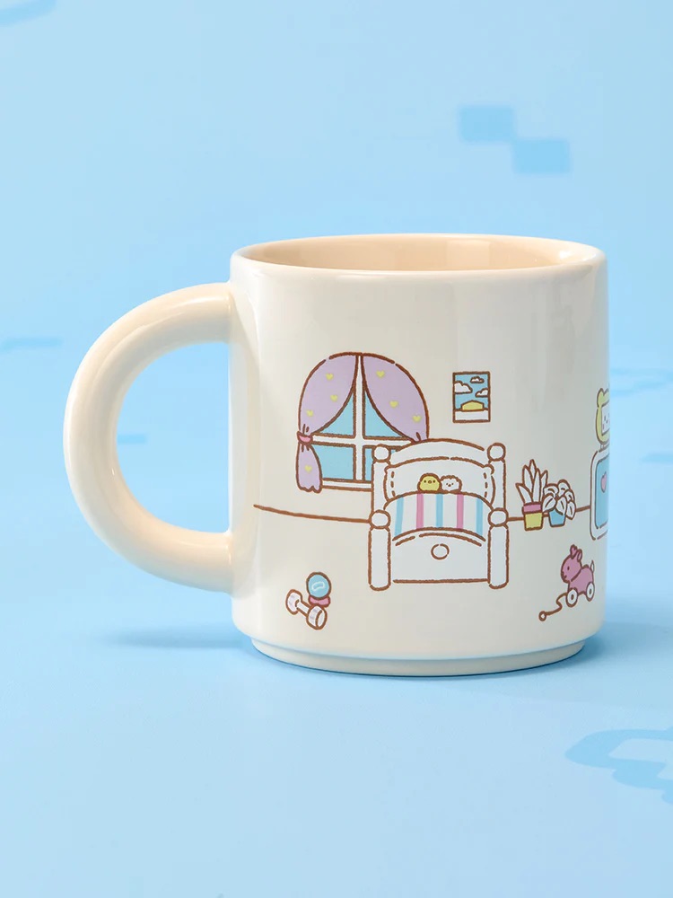 📦訂購 韓國代購 Line Friends PLAVE MMMM BABY TURNAROUND MUG 陶瓷杯