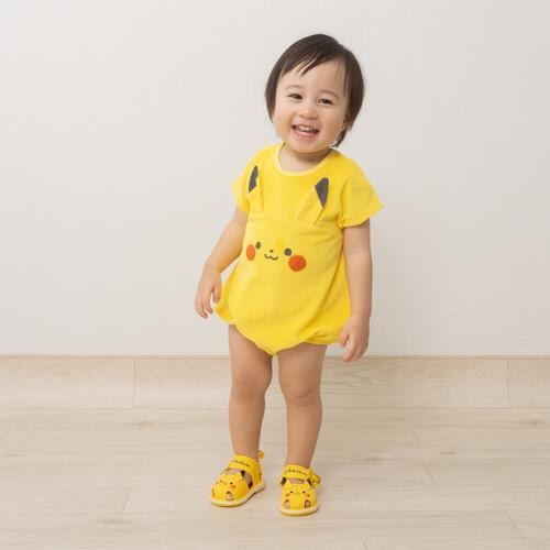 Monpoke比卡超短袖包屁衣 70/80cm