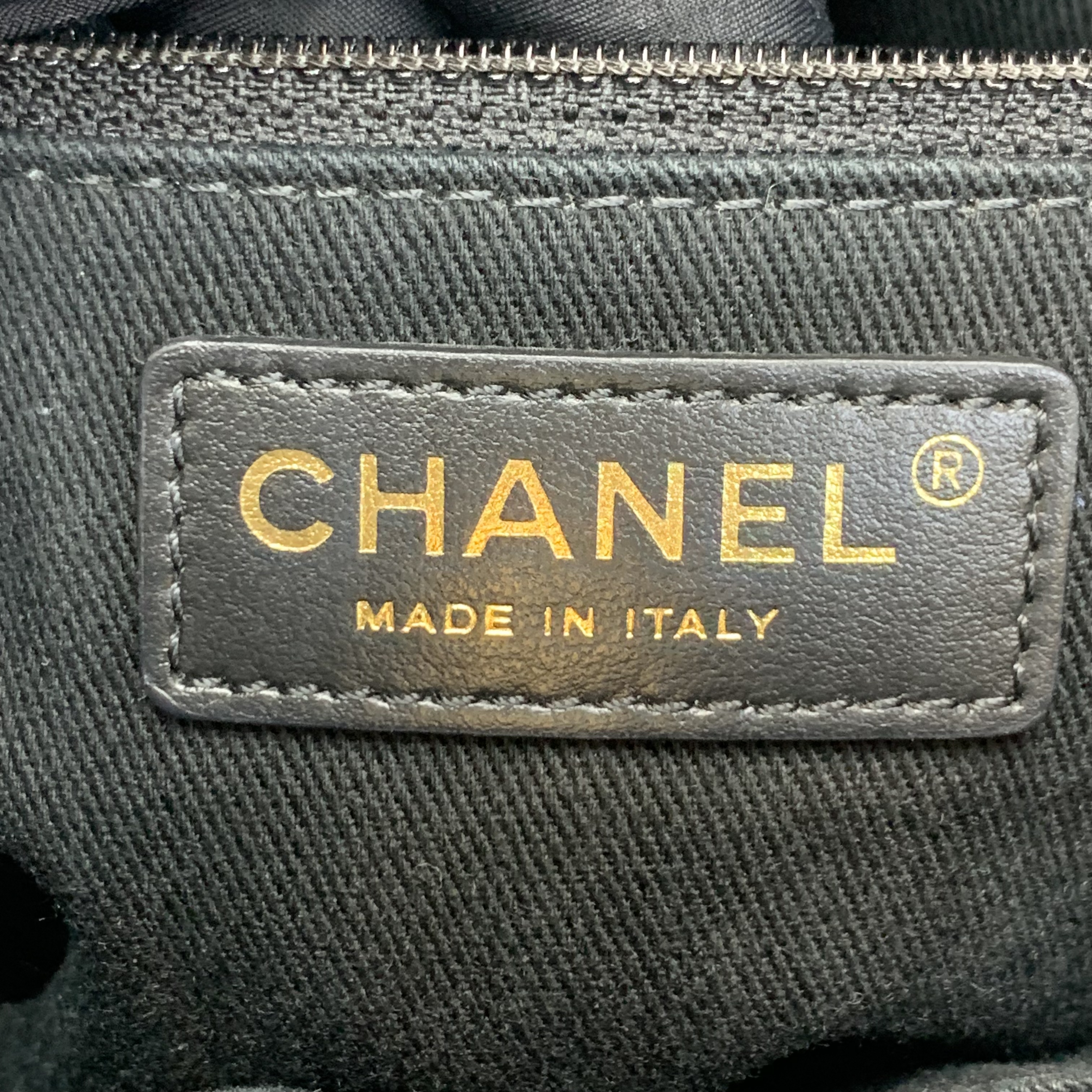 Chanel沙灘包 灰藍色罕見size