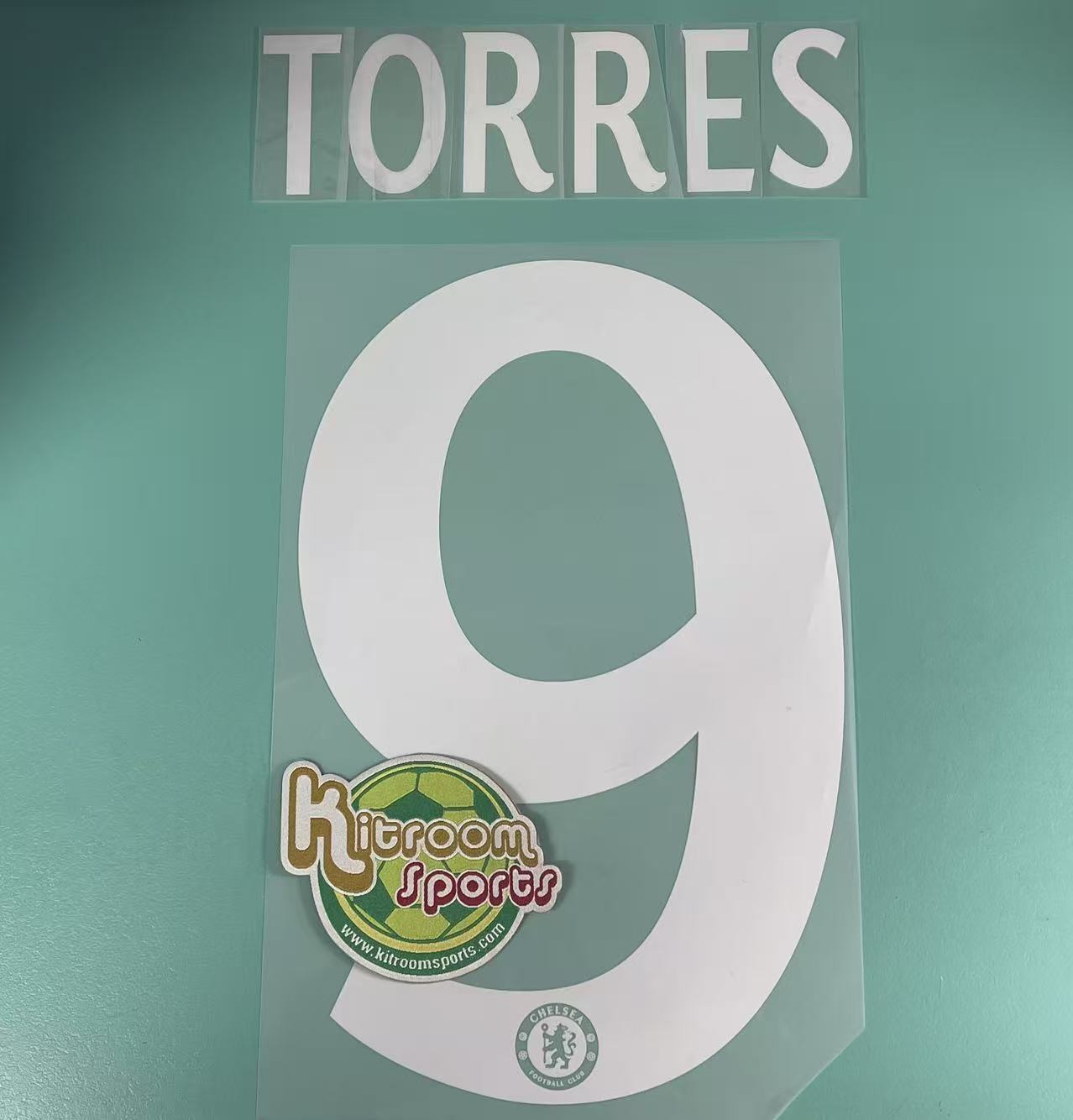2013-14 Chelsea Home UCL Nameset #9 TORRES