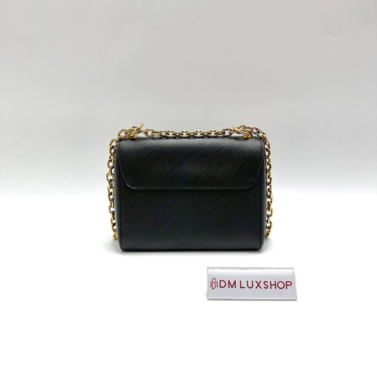 LV Black Epi Twist PM GHW