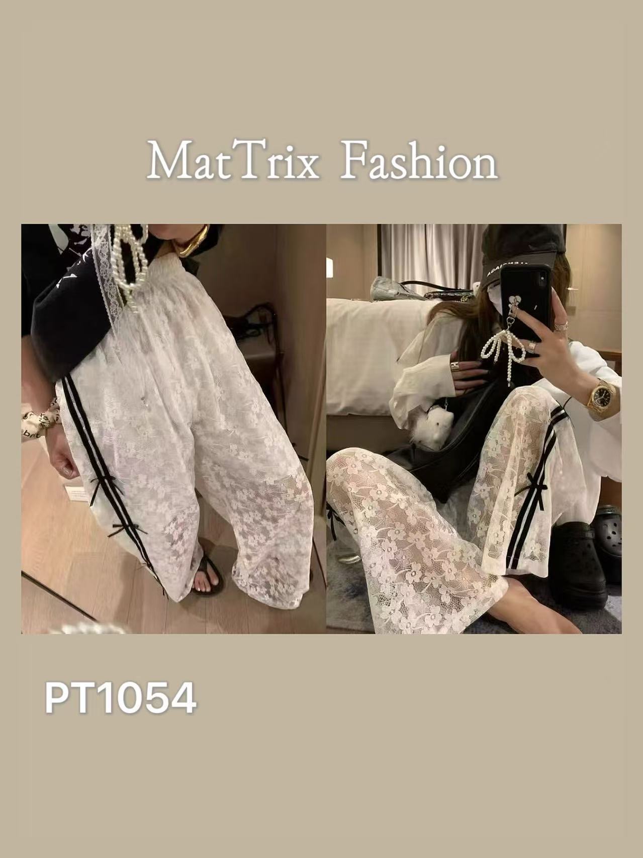 PT1054通花Lace闊褲 原價$299