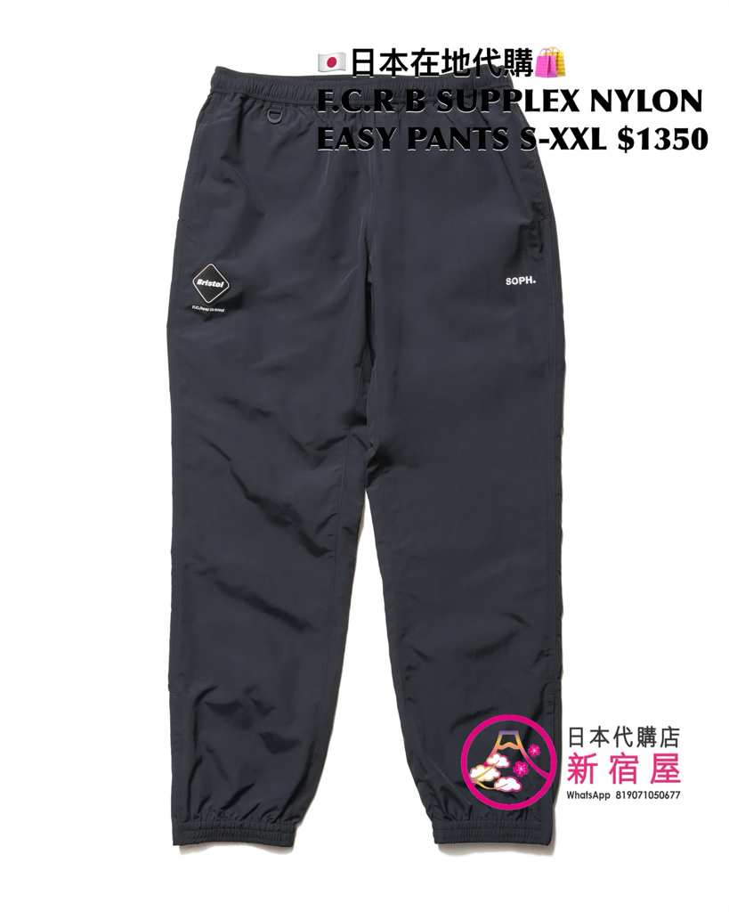 F.C.REAL BRISTOL SUPPLEX NYLON COACH JACKET/ HOODED BLOUSON/ EASY PANTS/ CAP