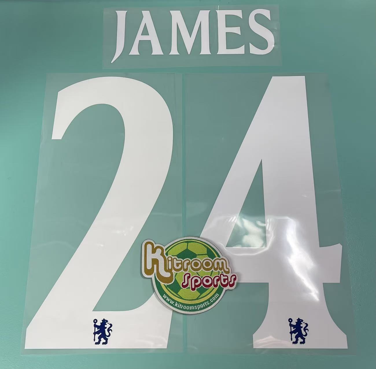 2025-26 Chelsea Home UCL Nameset #24 JAMES