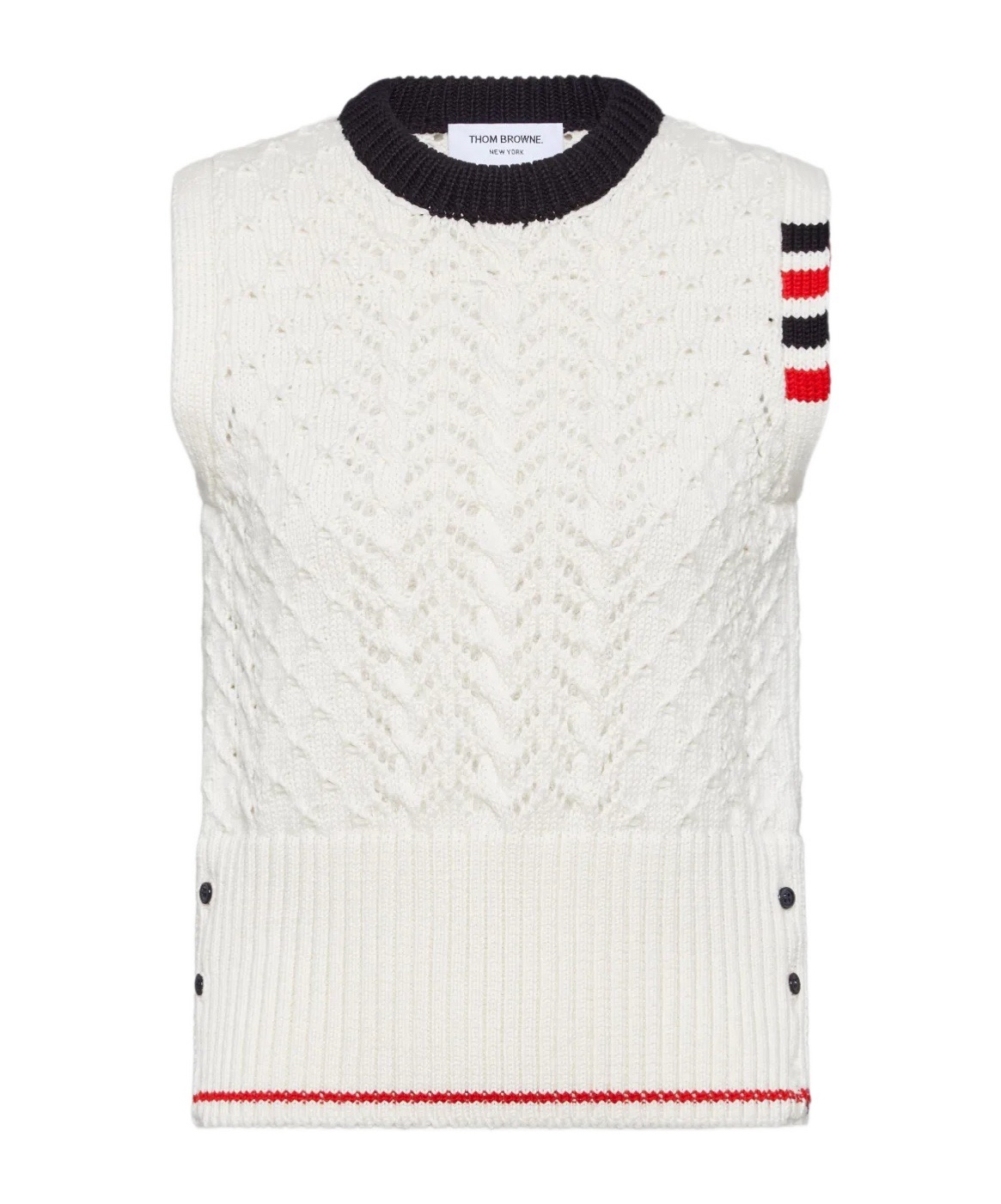訂貨📮 Thom Browne白色針織冷衫背心 Size 38/40/44/46
