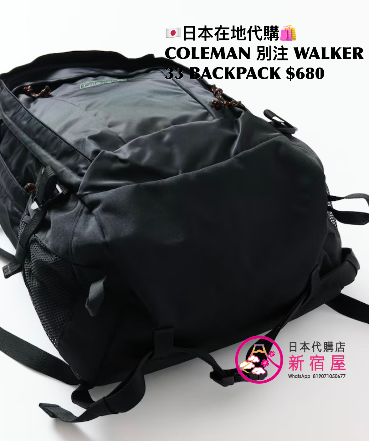 COLEMAN 別注 WALKER 33 BACKPACK