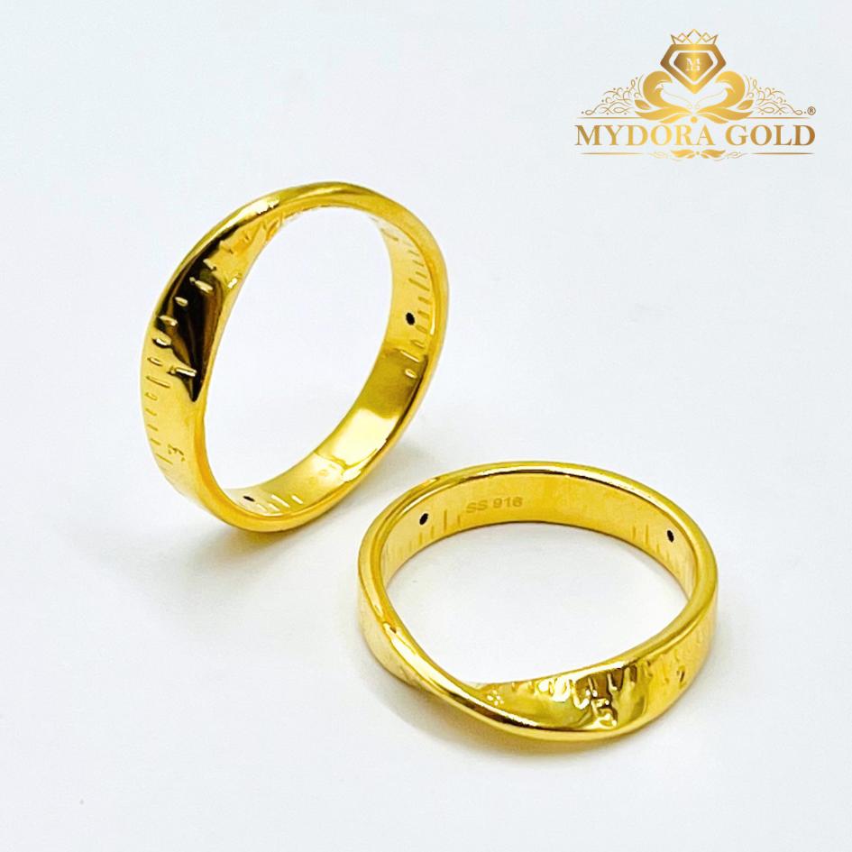 MYDORA Cincin Linear Twist (5G) l EMAS 916/22K