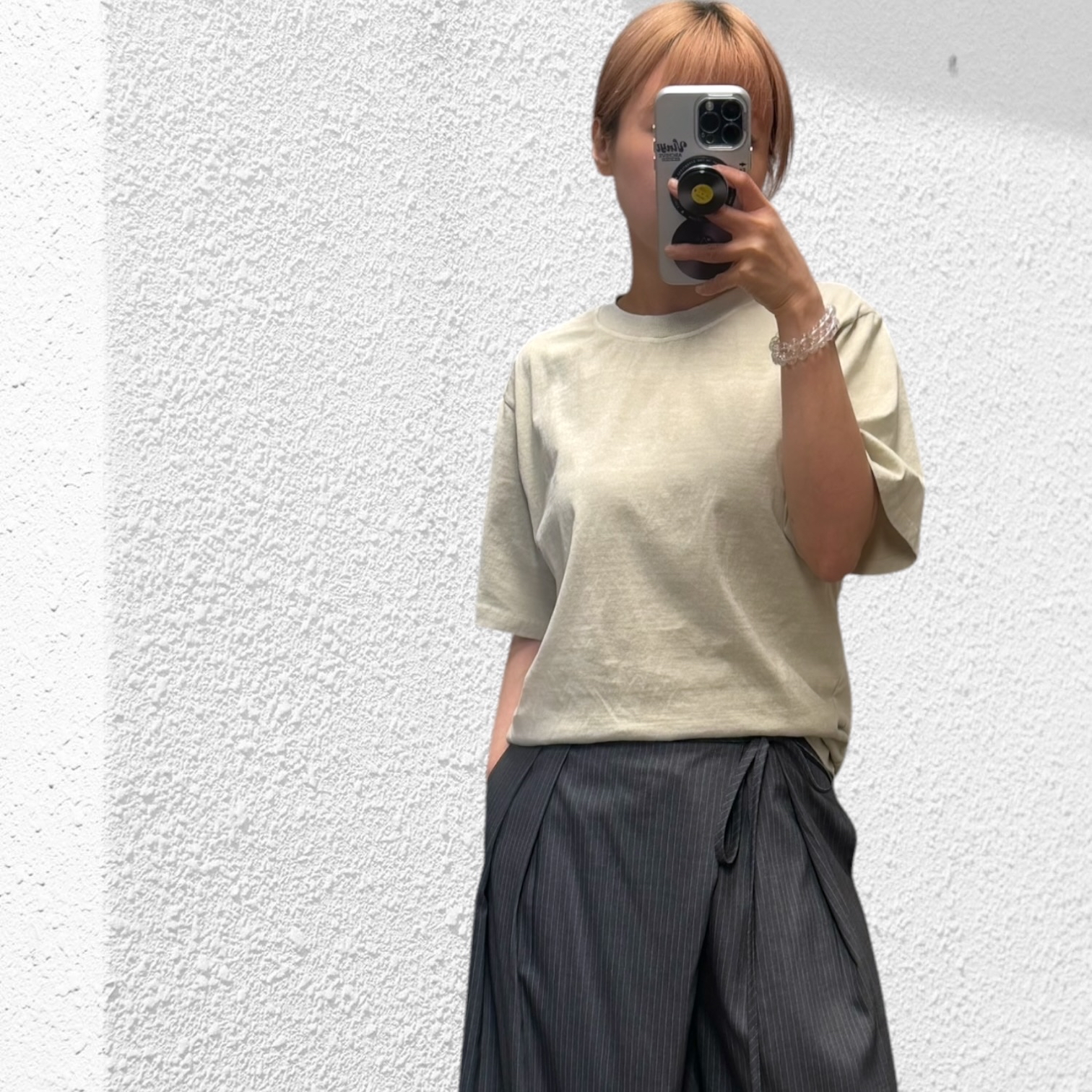 221272 淨色洗水Tee